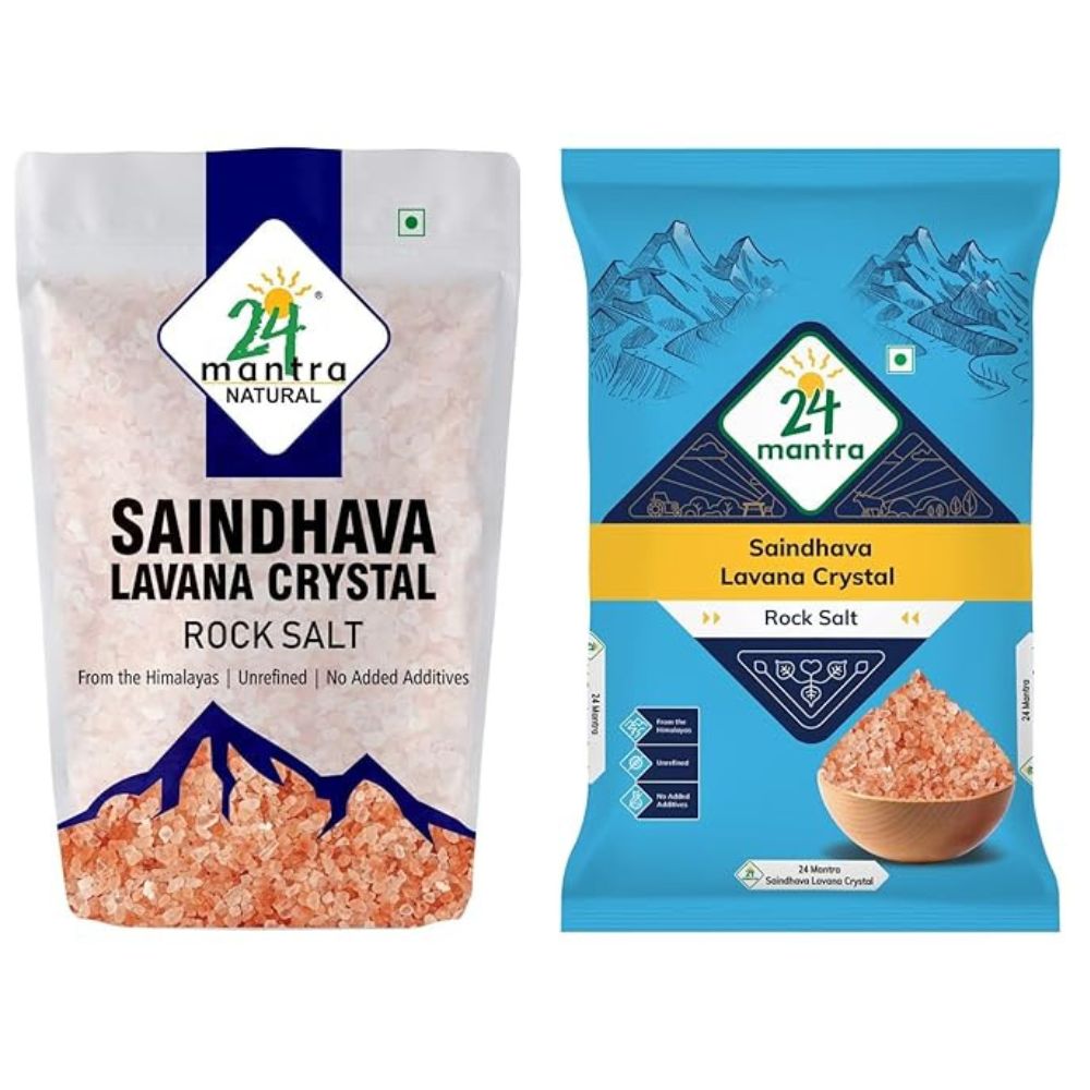 24Mantra Organic Himalayan Rock Salt-1 kg